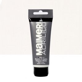 ACRYLIC COLOUR 200ML TITANIUM WHITE