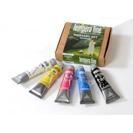 5 PRIMARY TEMPERA COLOURS 20ML