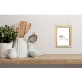 13X18 CM NATURAL AND WHITE WOOD FRAME