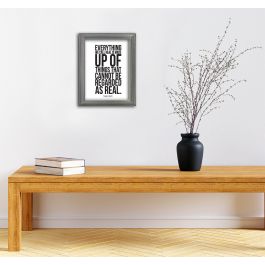 BLACK AND WHITE STRIPED FRAME 21X29.7 CM