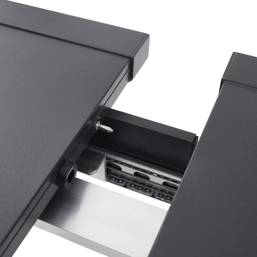 Odyssea table 188/244 x 100, all-aluminium, anthracite, Naterial