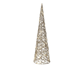 30 MICRO LED BATTERY CONE H 60CM