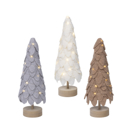 FABRIC TREE WITH BACTERIA MICROLED