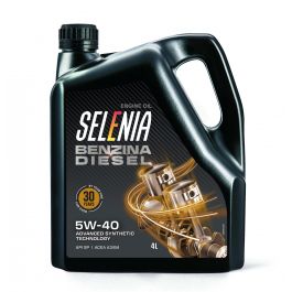 SELENIA GASOLINE/DIESEL ENGINE OIL 5W40 4L