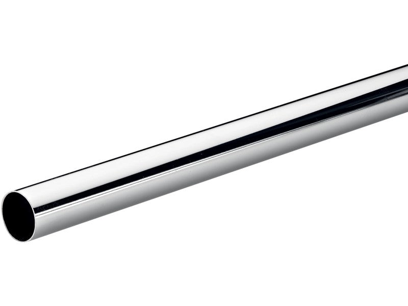 CLOSET TUBE SUPPORT D25X1000MM CHROME