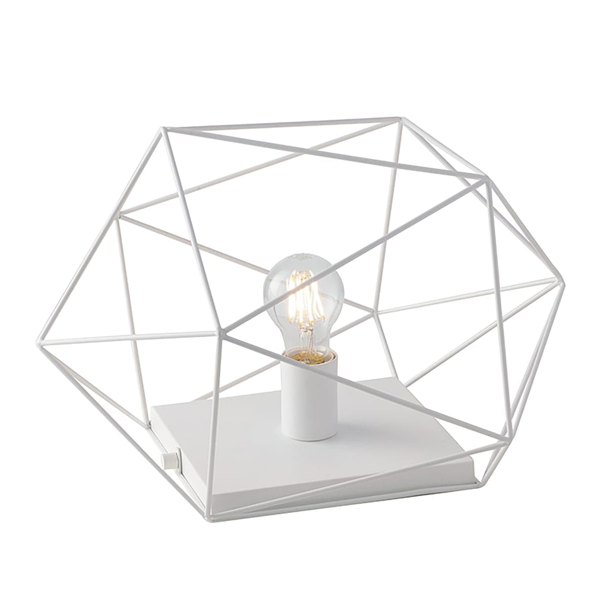 Bricocenter ABRAXAS METAL CEILING LAMP WHITE 30X40 CM E27=40W