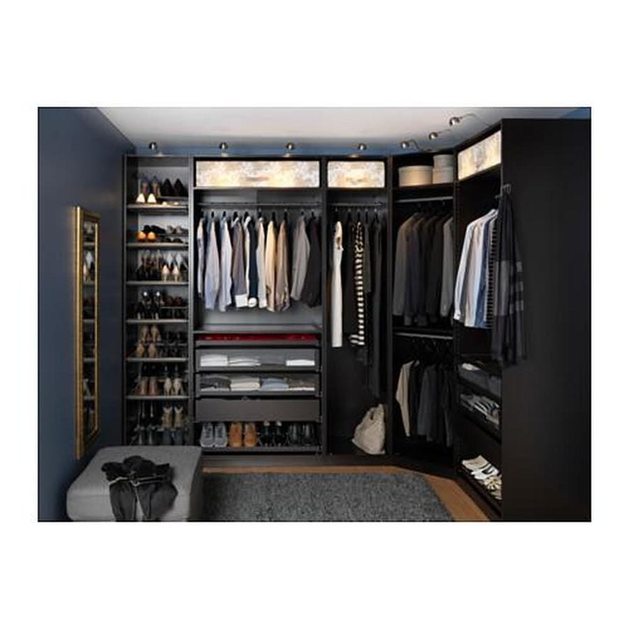 Ikea FORMAT LED lighting cabinet nickel plated