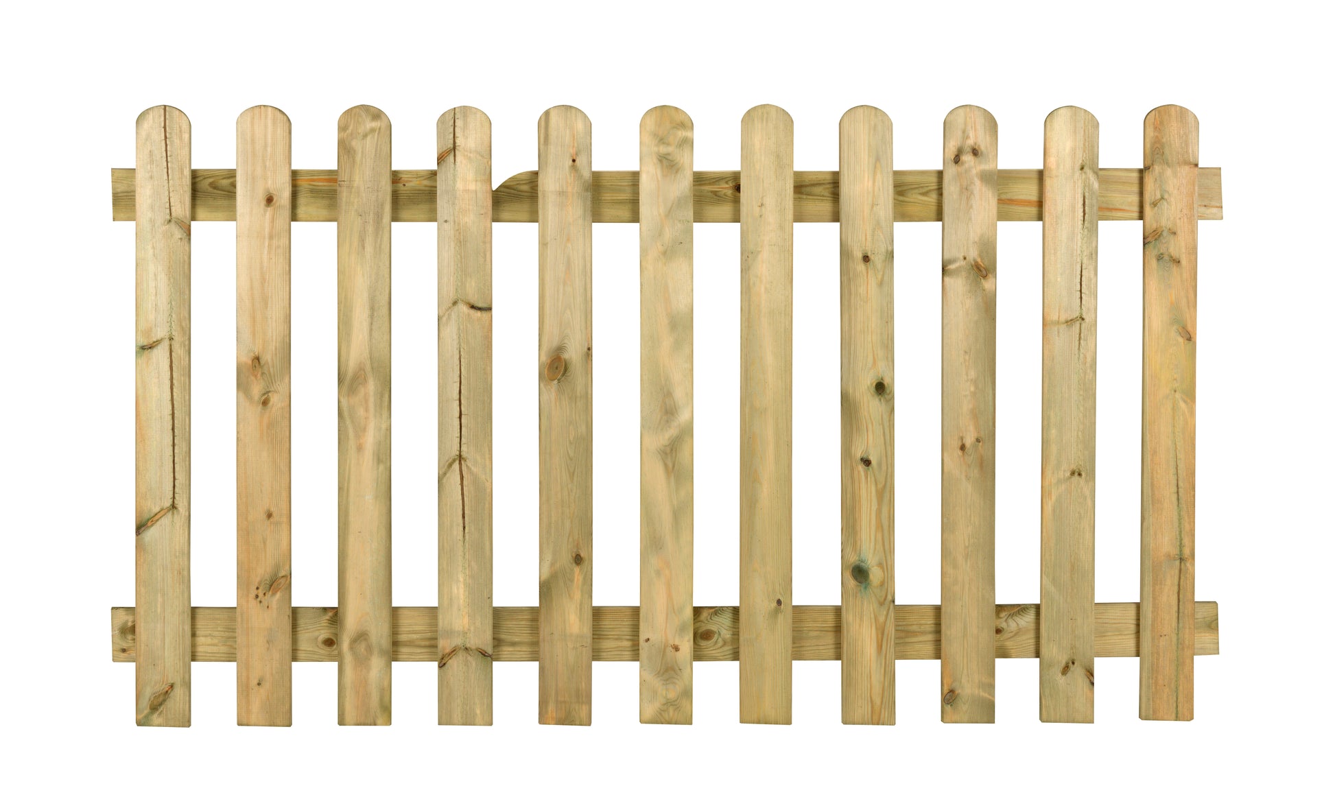 180 X H100 CM STRAIGHT FENCE IN AUTOCLAVE-TREATED PINE WOOD