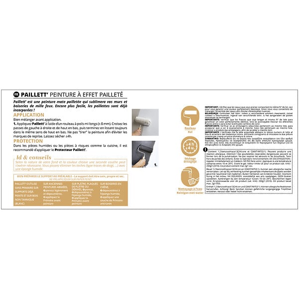 BEIGE AVORIAZ GLITTER EFFECT PAINT