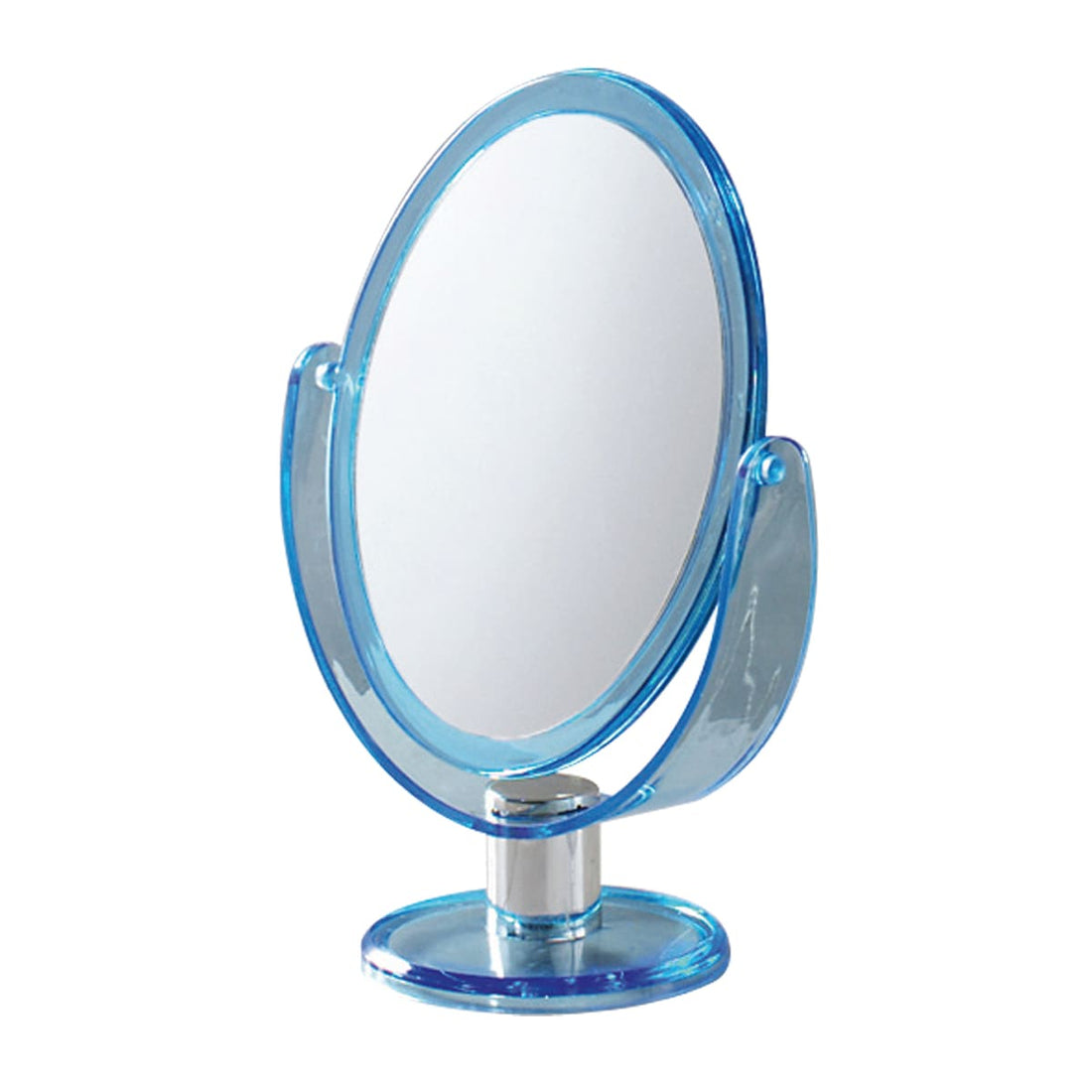 BLUE MAGNIFYING STAND MIRROR