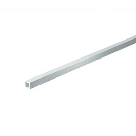 MT 1 SQUARE TUBE SILVER MM10X10X1