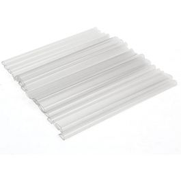 25 PVC UNIVERSAL FENCE CLIPS 19 CM TRANSPARENT