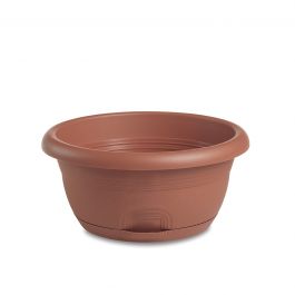 CAPRI BOWL WITH WATER RESERVE CM 25 H12 LT 3 TERRA DI SIENA