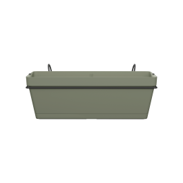 NATERIAL BALCONY SET W/METAL SUPPORT CM.50 GREEN