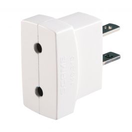 ADAPTER PLUG USA OUTLET ITALY WHITE