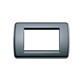 PLATE IDEA RONDO 3 PLACES GREY