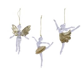 GLITTER GOLD ACRYLIC BALLERINA H 14 C