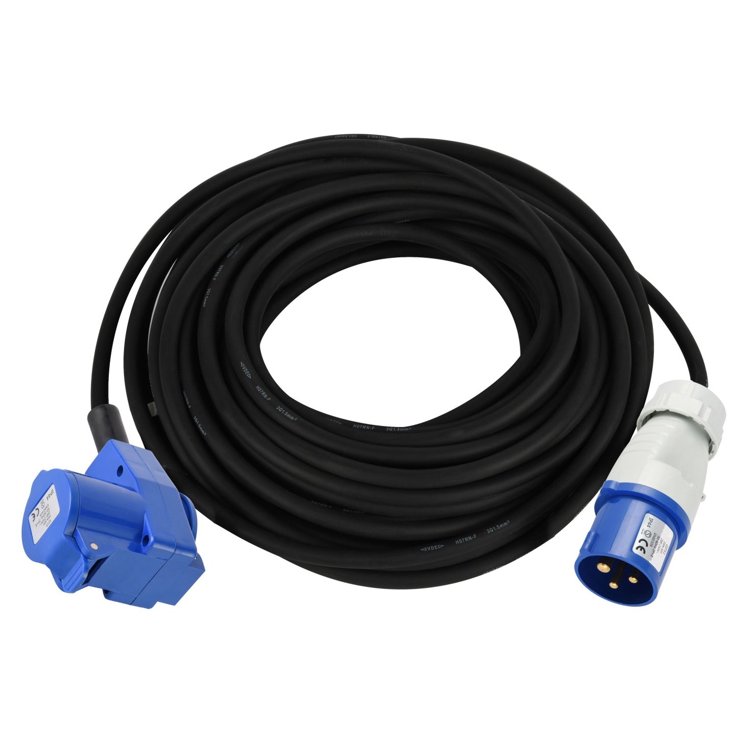 CARAVAN EXTENSION CABLE 10MT-RUBBER CABLE - IP