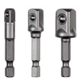 ADAPTER SET 50MM 1/4-3/8-1/2 3-PIECE DEXTER