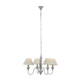 ROMANCE METAL CHANDELIER BEIGE D70 4XE14=40W