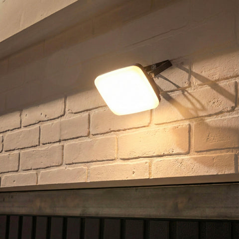 Proiettore kanti alluminio nero 14.6x5.4 cm led 30w cct ip65