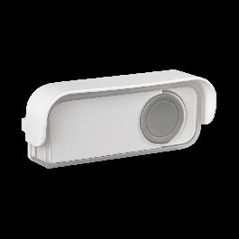 BATTERY-OPERATED LUMINOUS WIRELESS DOORBELL KIT 7 CHIMES WHITE EVOLOGY