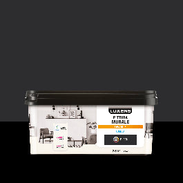 LUXENS BLACK 0 WASHABLE BLACK PAINT 2.5 L