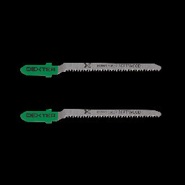 T-SAW BLADE FOR WOOD CURVED CUTS FINE TOOTHING 1.5-15 MM, 2 PIECES