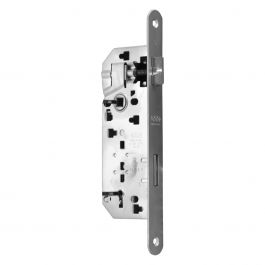 PATENT LOCK F22 CENTRE DISTANCE 90 MM ENTRY 40 MM ROUND EDGE CHROME-PLATED STEEL