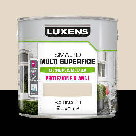 CREAM SATIN MULTI-SURFACE ENAMEL 2L LUXENS