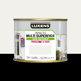 LUXENS SATIN WHITE MULTI-SURFACE WATER-BASED ENAMEL 125ML