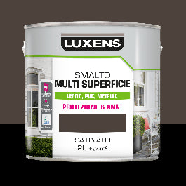 LUXENS MULTI-SURFACE ENAMEL BROWN SATIN 2LT