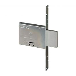 DOUBLE BIT MORTISE LOCK FOR IRON DOORS REVERSIBLE 60MM ENTRY ZINC STEEL