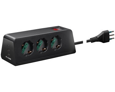 DESK MULTI-SOCKET 3+3