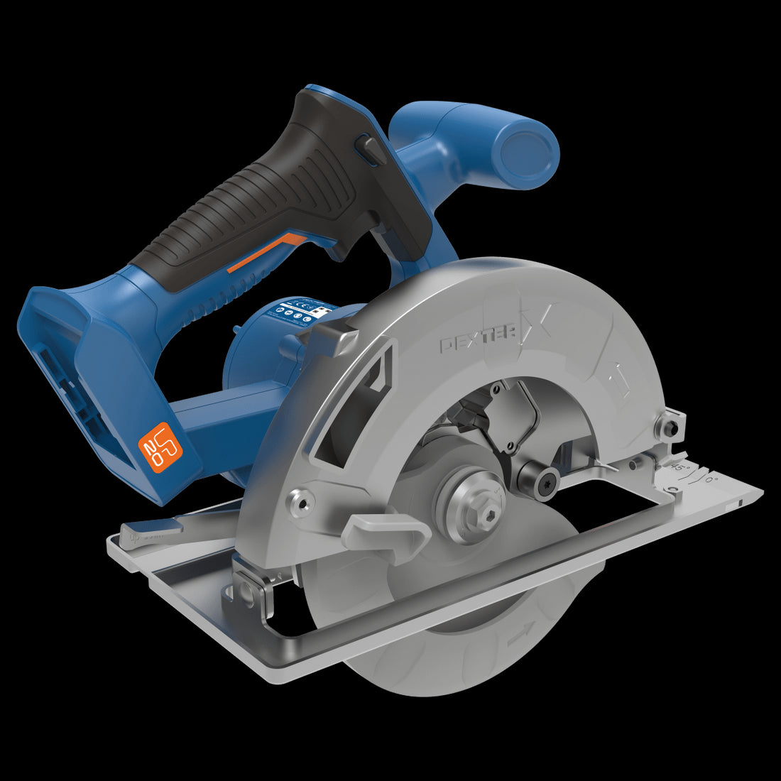 DEXTER CIRCULAR SAW 20V, DIAMETER 165MM, WITHOUT BATTERY AND CHARGER