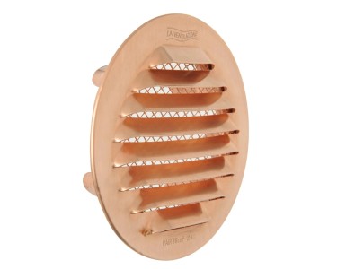 COPPER VENTILATION GRILLE DIA 80 MM RECESS