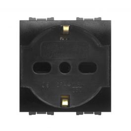 UNIVERSAL SOCKET 2P+T 10/16A FLEXI BLACK