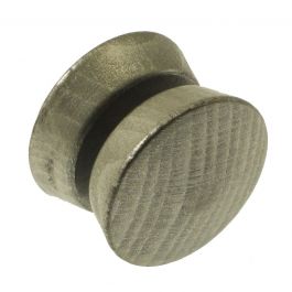 MAGNETIC BUTTONS WOOD 32 MM SILVER 2 PIECES