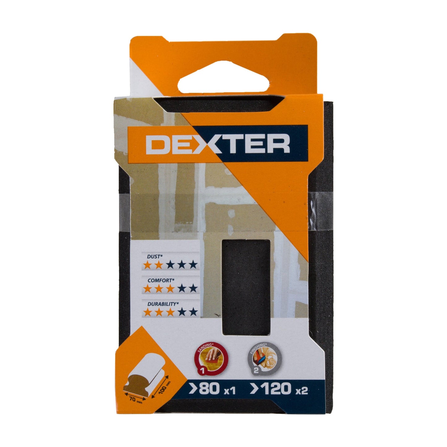 DEXTER SANDPAPER PAD 100X70