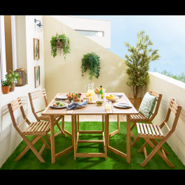 BALCONY SET NATERIAL SOLIS Table with 4 chairs