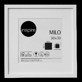 MILO FRAME 30X30 CM WOOD WHITE