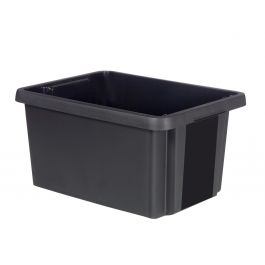 BASKET 15 LITRES BLACK 29X39X20 CM