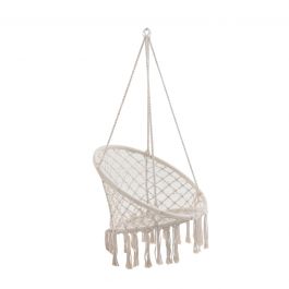 HAMMOCK HANGING ARMCHAIR WITH BANGS D.82X131H COTTON