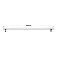 Satin stainless steel handrail kit20 2m