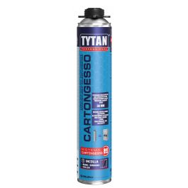 POLYURETHANE FOAM ADHESIVE PLASTERBOARD FIBROCEM. WOOD FIBER FOR TYTAN GUN 830ML