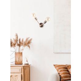 SANDRA APPLIQUE METAL GOLD SATIN 27X13X23CM 2XE27=42W