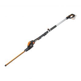 HEDGE TRIMMER WITH EXTENSION 3.6MT BATTERY OPERATED BLADE 45CM BATTERY AND CHARGE NOT INCLUDED