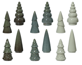 PORCELAIN TREE H 16 CM