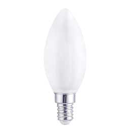 LED BULB E14=60W CANDLE FROSTED WARM LIGHT