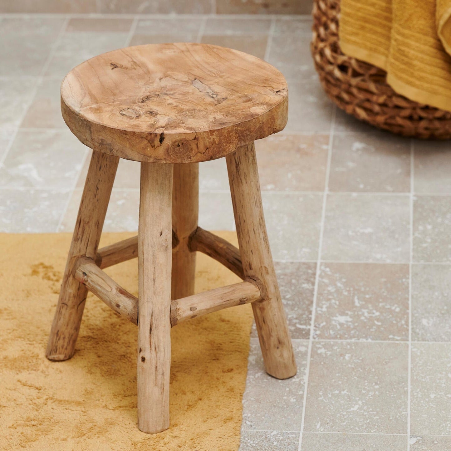 Casa BIO SOFT Ocher bath mat 60 x L 60 cm